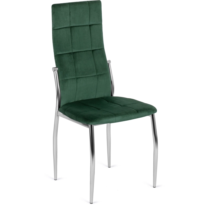Krzesło MOLLY Zielone Welurowe