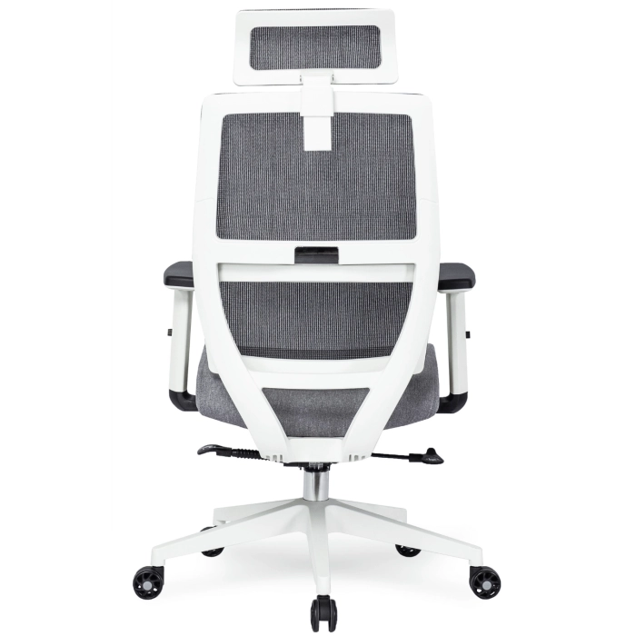 Fotel Biurowy Ergonomiczny Obrotowy NICKI Szary Nowoczesny