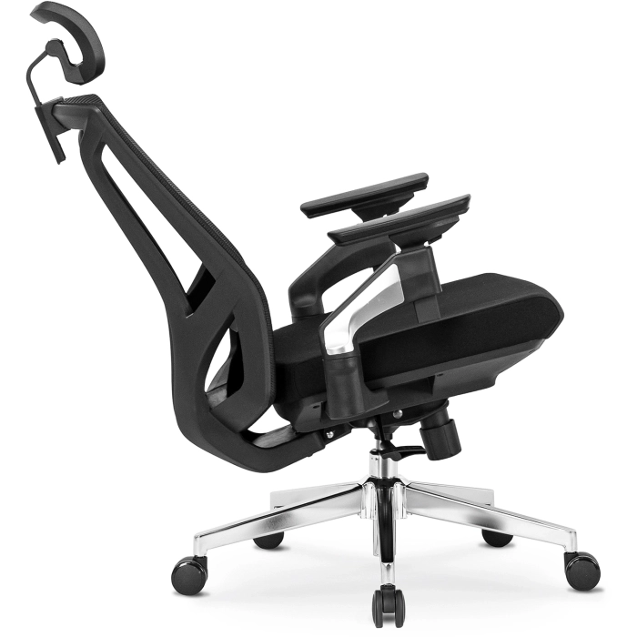 Fotel Obrotowy WILLY Ergonomiczny Czarny