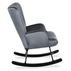 Fotel Bujany ELIS Szary