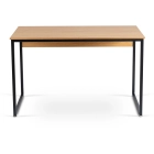Biurko ROSS 120 cm Dąb Złoty/Czarny