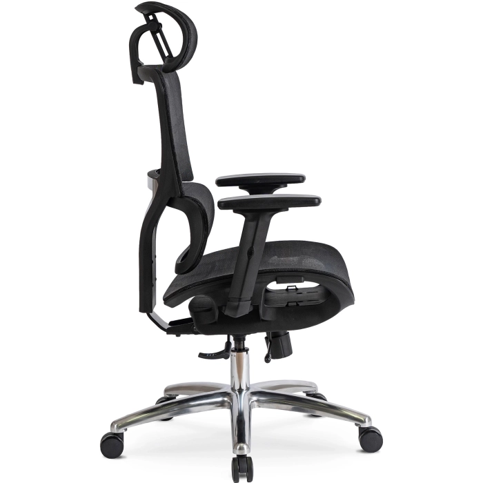 Fotel Obrotowy ROYAL Ergonomiczny Czarny
