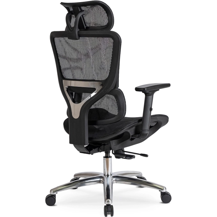 Fotel Obrotowy ROYAL Ergonomiczny Czarny
