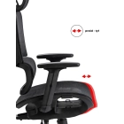 Fotel Obrotowy ROYAL Ergonomiczny Czarny