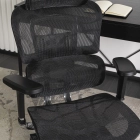 Fotel Obrotowy NINO Ergonomiczny Czarny