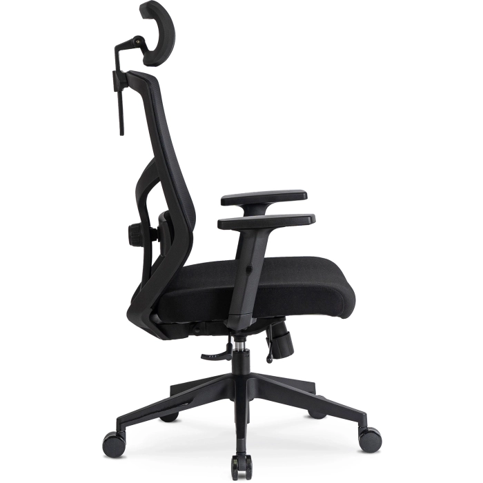 Fotel Obrotowy BENTO Ergonomiczny Czarny