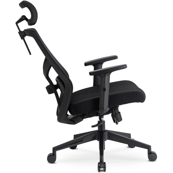 Fotel Obrotowy BENTO Ergonomiczny Czarny