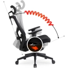 Fotel Obrotowy BENTO Ergonomiczny Czarny