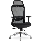 Fotel Obrotowy LITOS Ergonomiczny Czarny