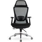 Fotel Obrotowy LITOS Ergonomiczny Czarny