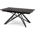 Stół MAXIME Ceramiczny Rozkładany 160-240 cm Czarny Marmur