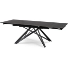 Stół MAXIME Ceramiczny Rozkładany 160-240 cm Czarny Marmur