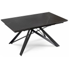 Stół MAXIME Ceramiczny Rozkładany 160-240 cm Czarny Marmur