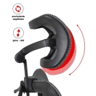 Fotel Obrotowy DELSIN Ergonomiczny Czarny Z Podnóżkiem