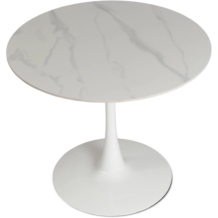 Stół SANDER Ceramiczny 89 cm Biały