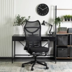 Fotel Obrotowy ACTON Ergonomiczny Czarny