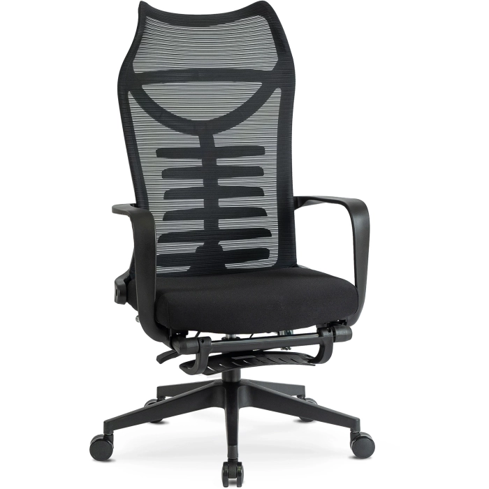 Fotel Obrotowy ACTON Ergonomiczny Czarny