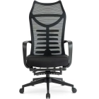 Fotel Obrotowy ACTON Ergonomiczny Czarny