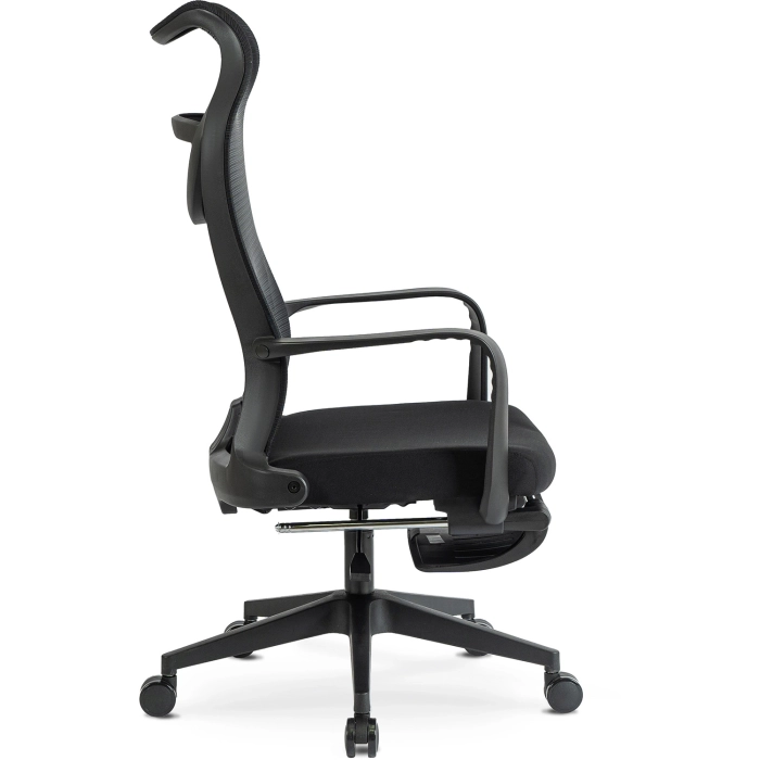 Fotel Obrotowy ACTON Ergonomiczny Czarny