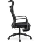 Fotel Obrotowy ACTON Ergonomiczny Czarny