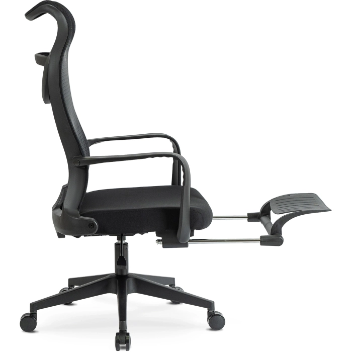 Fotel Obrotowy ACTON Ergonomiczny Czarny