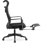 Fotel Obrotowy ACTON Ergonomiczny Czarny
