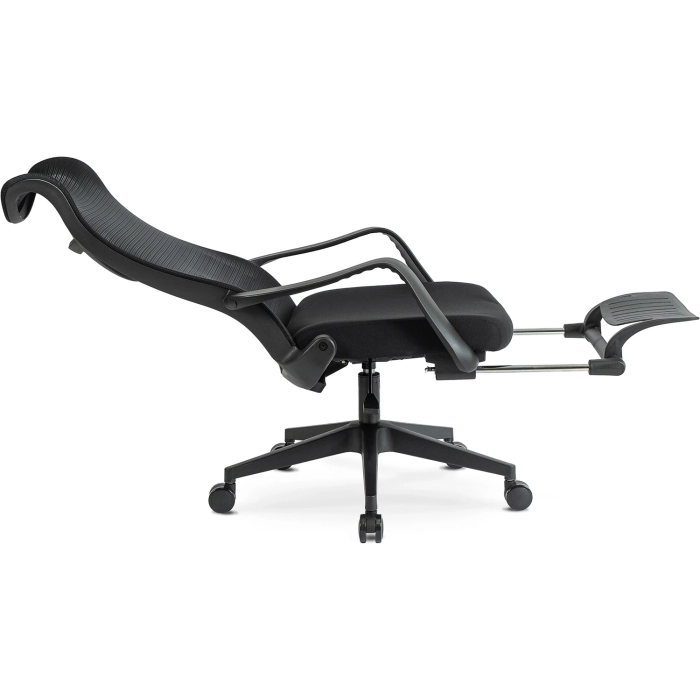 Fotel Obrotowy ACTON Ergonomiczny Czarny