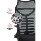 Fotel Obrotowy ACTON Ergonomiczny Czarny