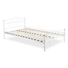 Łóżko Metalowe GRIFFIN 120x200 Białe