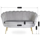 Sofa ZENDAYA Szara