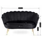 Sofa ZENDAYA Czarna