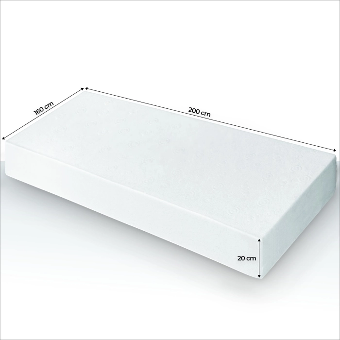 Materac Kieszeniowy 160x200 cm LAGUNA 7 STREF