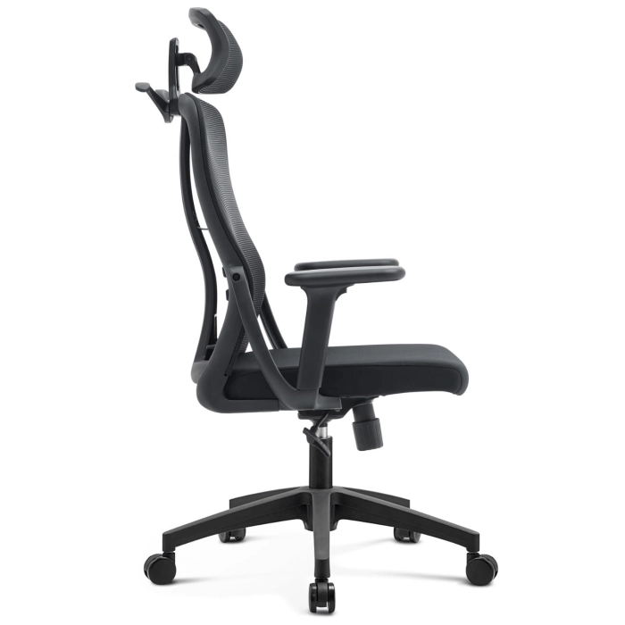 Fotel Obrotowy JULIET Ergonomiczny Czarny