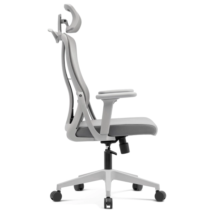 Fotel Obrotowy JULIET Ergonomiczny Szary