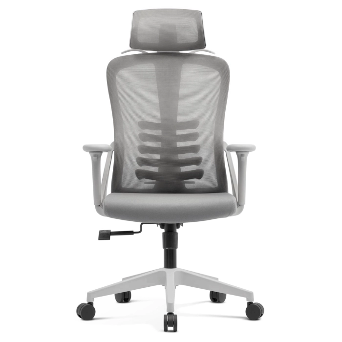 Fotel Obrotowy JULIET Ergonomiczny Szary