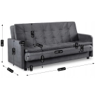 Sofa Rozkładana STELLA Szara