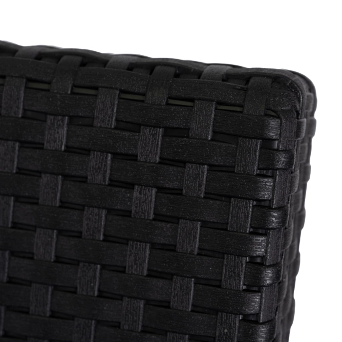 Sofa Ogrodowa FLINT Technorattan Czarna