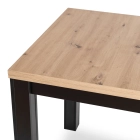 Stół MAX Rozkładany 80-160 cm Dąb Artisan/Czarny