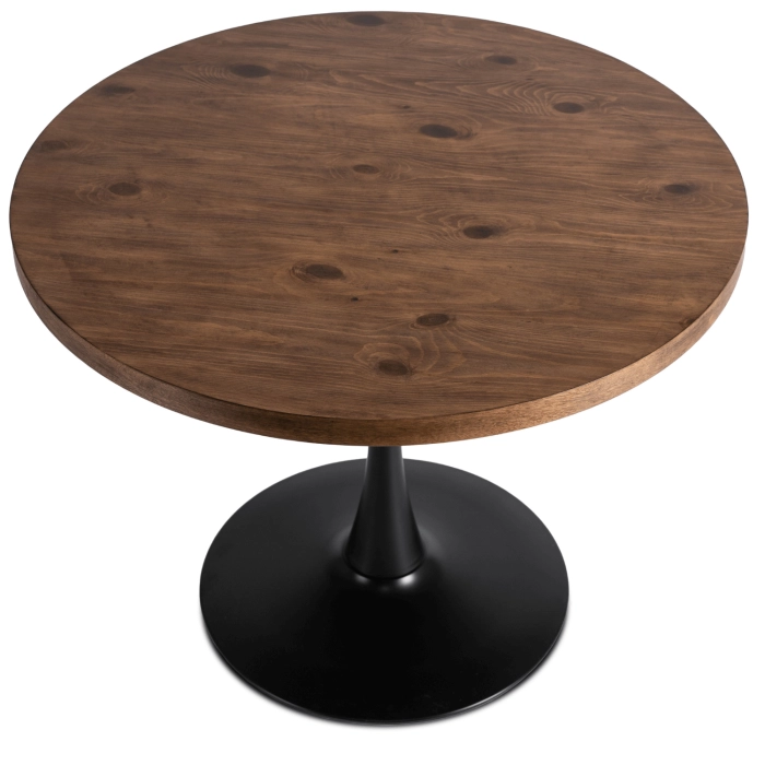 Stół LINO 100 cm Dąb Rustykalny/Czarny