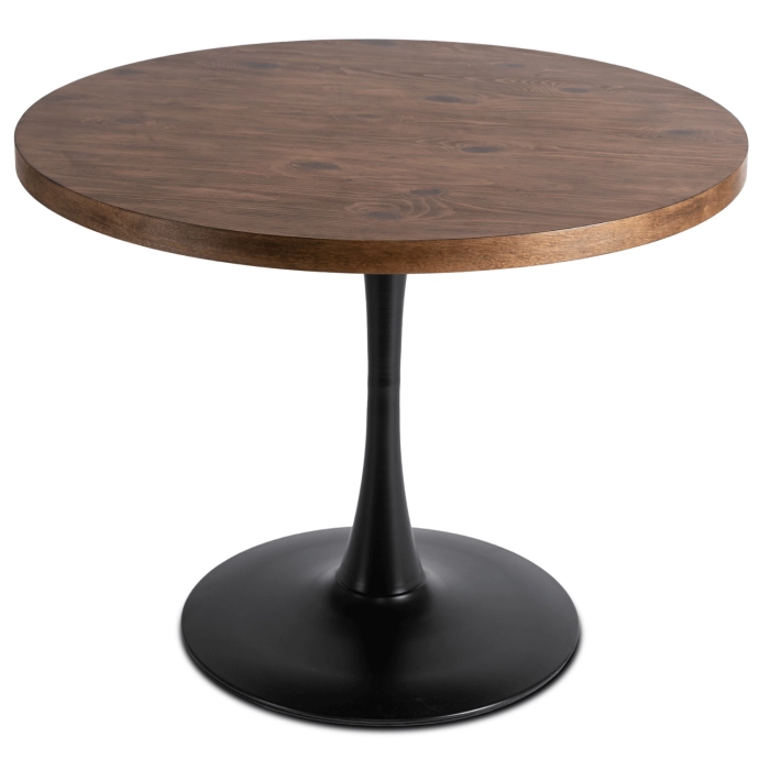 Stół LINO 100 cm Dąb Rustykalny/Czarny