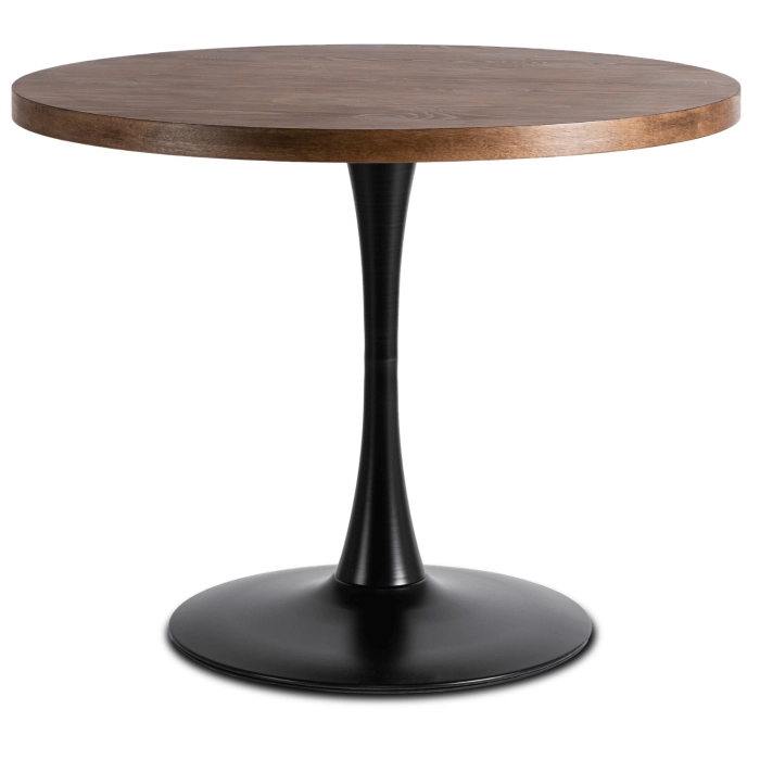 Stół LINO 100 cm Dąb Rustykalny/Czarny