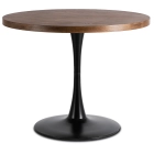 Stół LINO 100 cm Dąb Rustykalny/Czarny