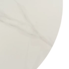 Stolik Ceramiczny MARINE Biały Marmur/Złoty