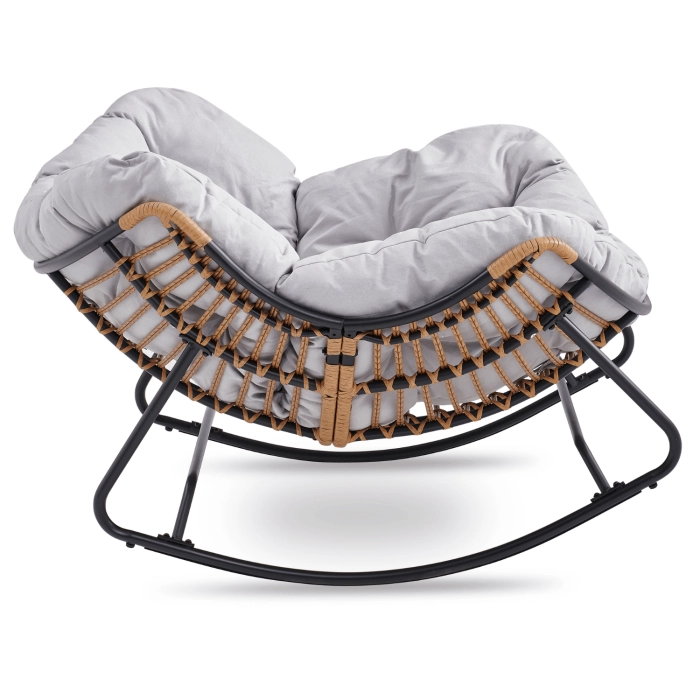 Fotel Bujany ELTON Szary