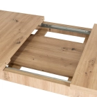 Stół SKUBI Rozkładany 120-160 cm Dąb Artisan