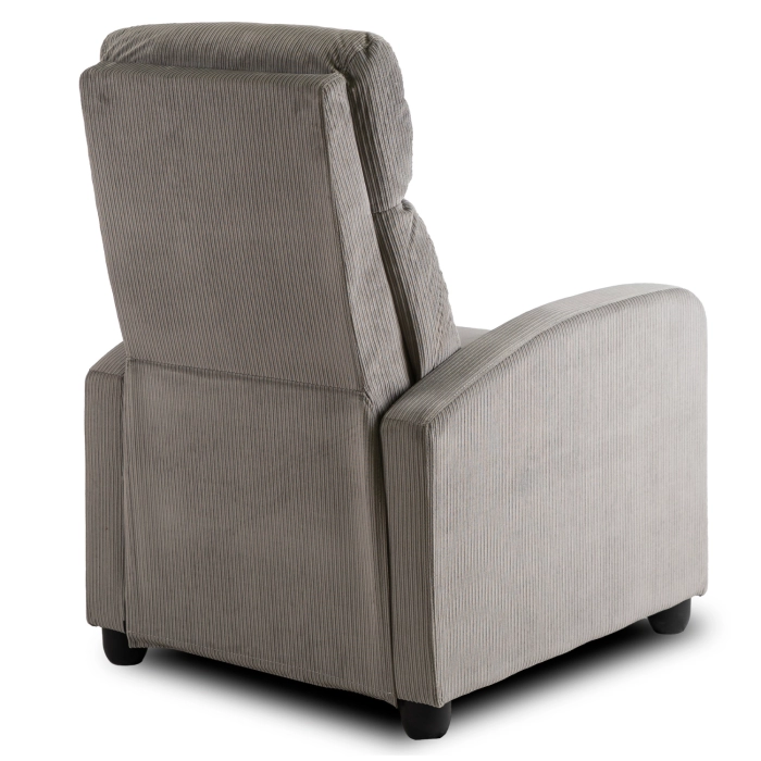 Fotel Rozkładany DANNY Szary Sztruksowy