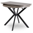 Stół LUGO Rozkładany 90-190 cm Beton/Czarny