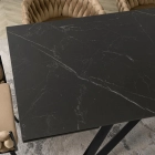 Stół MAXIME Ceramiczny Rozkładany 160-240 cm Czarny Marmur
