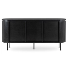 Komoda BECK 160 cm Trzydrzwiowa Czarna