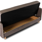 Zestaw 2x Sofa Rozkładana CUBA Beżowa
